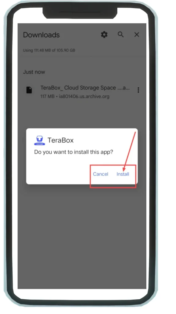 Click on install Button